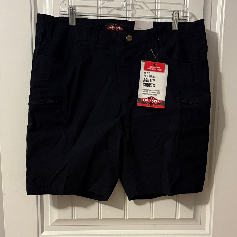 RuggedSpec Men's Black Agility Athletic Shorts